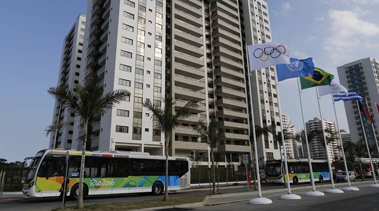 The Olympic Village stands ready in Rio de Janeiro, Brazil, Saturday, July 23, 2016. The brand new complex of residential towers are where nearly 11,000 athletes and some 6,000 coaches and other handlers will sleep, eat and train during the upcoming games, that will kickoff on Aug. 5(AP Photo/Leo Correa)