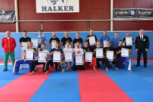 Világbajnokok és edzőik is vizsgáztak a kick-box danvizsgán